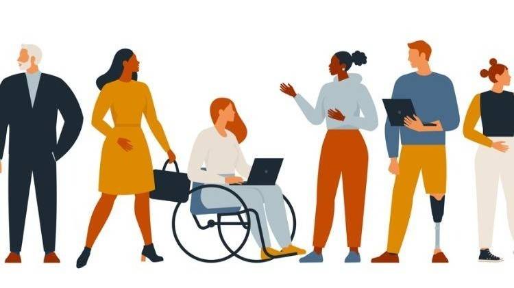 Image représentant des salariés de différents statuts et origines ethniques révélant la diversité culturelle au travail.