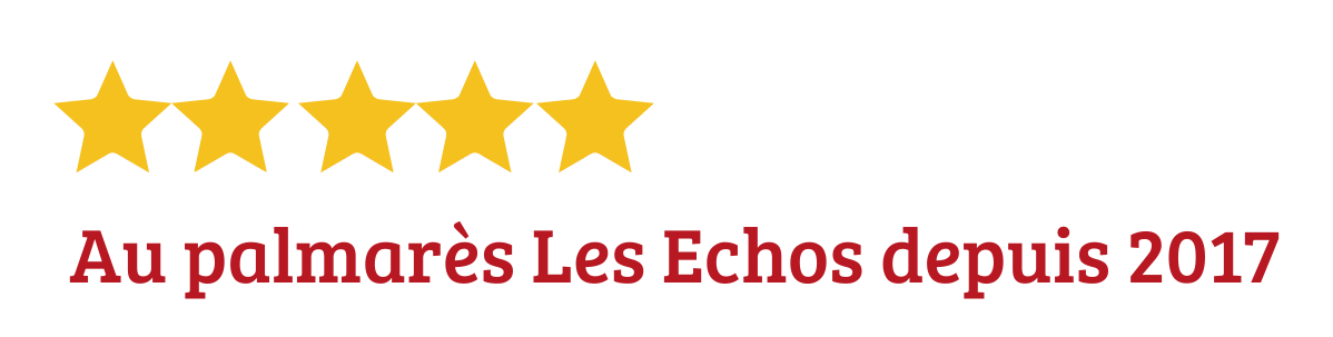 5 étoiles au palmarès Les Echos depuis 2017